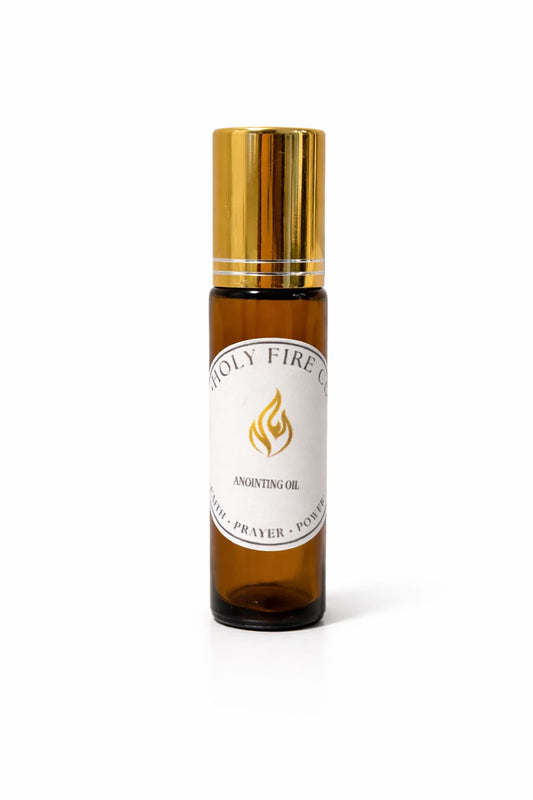 Holy Anointing Oil for Prayer – Natural Olive Oil with Myrrh, Cassia,Calamus & Cinnamon | Blessed Holy Oil for Comfort, Blessings & Spiritual Practice | 10mlOil